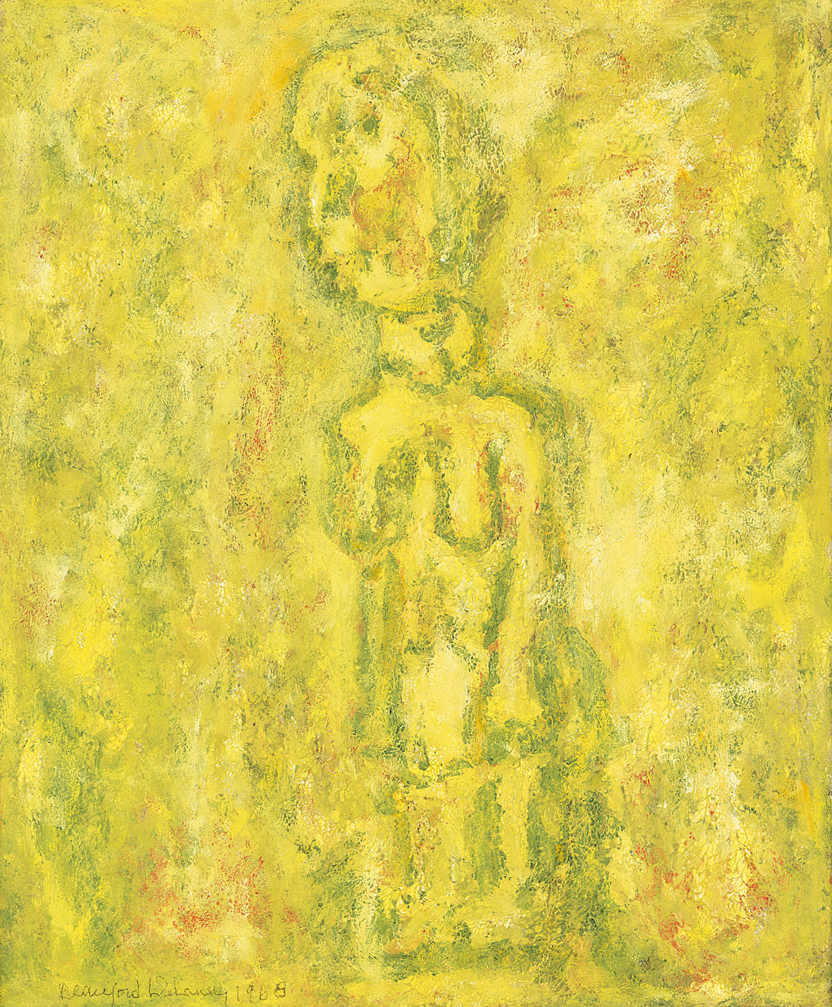 BEAUFORD DELANEY (1901 - 1979) Untitled (African Figure).